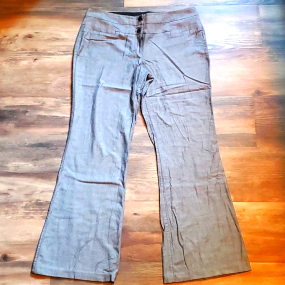 Womens Maurices gray work pants trousers size 9/10